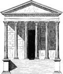 The Maison Carr&eacute;e at N&icirc;mes in southern France is one of the best preserved temples to be found anywhere in the territory of the former Roman Empire. It was built c. 16 <small>BC</small> by Marcus Vipsanius Agrippa, who was also the original patron of the Pantheon in Rome, and was dedicated to his two sons, Gaius Julius Caesar and Lucius Caesar, adopted heirs of Augustus who both died young.