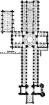 An illustration of the floor plan of Ely Cathedral. Ely Cathedral (in full, The Cathedral Church of the Holy and Undivided Trinity of Ely) is the principal church of the Diocese of Ely, in Cambridgeshire, England, and the seat of the Bishop of Ely. It is known locally as "the ship of the Fens", because of its prominent shape that towers above the surrounding flat and watery landscape.