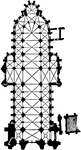 An illustration of the floor plan of Sens Cathedral. Sens Cathedral, Cathedral of St. &Eacute;tienne or St. Stephen's Cathedral, Sens (Cath&eacute;drale Saint-&Eacute;tienne de Sens) is a Roman Catholic cathedral in Sens, Bourgogne. One of the earliest Gothic buildings in France, it was begun in 1140 and belongs mainly to the 12th century, but was not complete until early in the 16th century. The architecture of its choir influenced, through the architect William of Sens, that of the choir of Canterbury Cathedral.