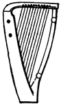 An Anglo-Saxon harp.