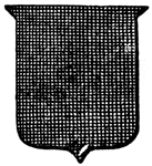 Sable (black) represented on a shield.