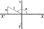 Illustration of an angle with the terminal side used to draw a triangle in quadrant II.