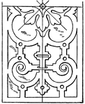 This Renaissance Oblong Panel is a design found at the St. Michaels' church in Germany.