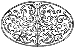 The Elliptic Panels ClipArt gallery contains 7 examples of oval shaped decorative panels.