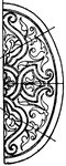 The Renaissance elliptic panel is a German design block found on a book-cover.