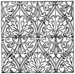 This textile pattern is a German Renaissance design.