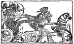 Assyrian war-chariot.