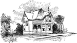 In 1917, this house cost between $2,200 and $2,300 to build depending on the locality.