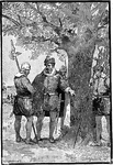 John White finds the only clue to the disappearance of the "Lost Colony" of Roanoke: a tree carved with the word 'Croatan,' the name of a Native American tribe.
