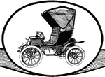 An illustration of the Electric Victoria Phaeoton built by the Studebaker company.