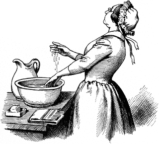 Woman Washing Her Hands Clipart Etc