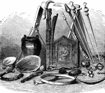 Ancient household utensils from Pompeii