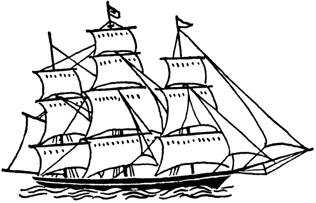 sailing ship clipart