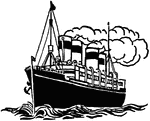 This transportation ClipArt gallery offers 103 illustrations of steam-powered ships, including many images of the original steam boat built by Robert Fulton.
