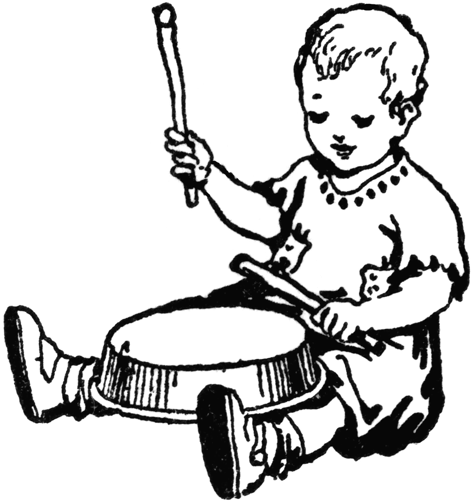 Criança tocando bateria | ClipArt ETCCriança tocando bateria | ClipArt ETC  