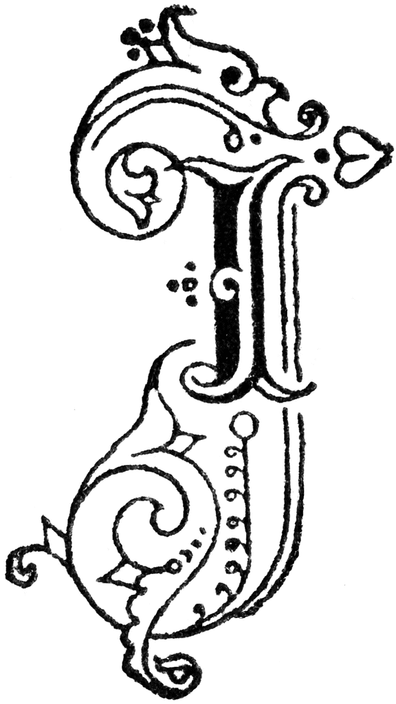 Decorative Letter I