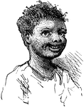 An illustration of a boy smiling.