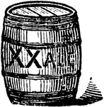 An illustration of a barrel.