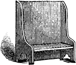 An illustration of a bench.