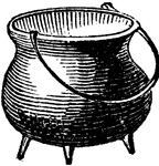 An illustration of a large pot.