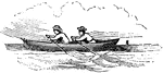 An illustration of a rowboat.