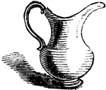 An illustration of a pitcher.