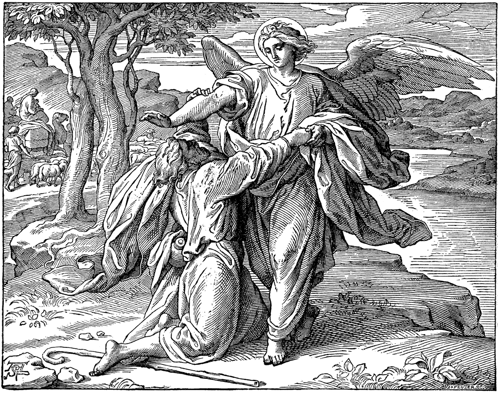 jacob wrestles with angel