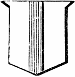 "Argent, a pallet, gules. The pale has a diminutive called the pallet, which is one half the width of the pale." -Hall, 1862