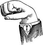 Vowels have a wide, firm, and free channel, whereby the breath is modified without friction or sibilation. &hellip; in representing vowels the hand suggests a wide and firm channel, by having the accented finger bent and its terminal phalanx brought firmly in contact with the terminal phalanx of the thumb. <p> Vowel positions are distinguished by always having the voice phalanx of the thumb accented and in contact with the terminal phalanx of the accented finger. This kind of accent is the strongest which can be given a finger, and so always takes precedence. Two modes of accentuation may not co-exist. Mixed Vowels have the palm thrown forward so as to assume a compromising position. In Primary Vowel positions the accented voice phalanx of the thumb and the terminal phalanx of the accented finger overlap. None of the unaccented fingers are straightened. High Vowels have the third finger accented