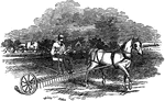 Horse-rakes are on a footing different from mowing machines. Grass may be cut in the morning, in the evening, or in a cloudy day. But the hay must be raked at the very right time, or it may be entirely spoiled.