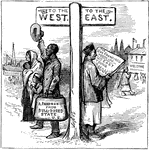 Racial issues during the 1870's in the United States and where to move.
