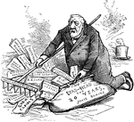 Blaine collects his past record during the 1884 Presidential Election.