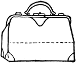 An illustration of a travel bag.