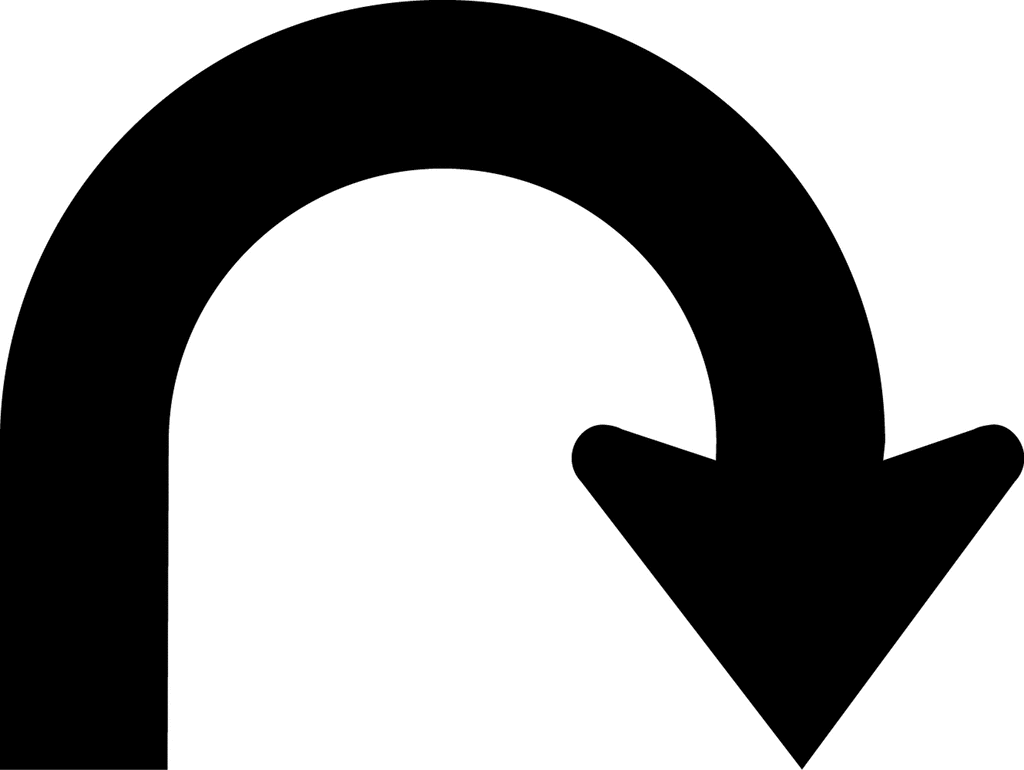 U-Turn, Silhouette | ClipArt ETC