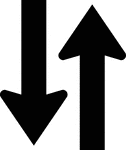 A Two-Way Traffic sign should be used to warn road users of a transition from a multi-lane divided section of roadway to a two-lane, two-way section of roadway.