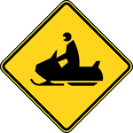 Nonvehicular signs may be used to alert road users in advance of locations where unexpected entries into the roadway or shared use of the roadway by pedestrians, animals, and other crossing activities might occur. Nonvehicular signs should be used only at locations where the crossing activity is unexpected or at locations not readily apparent.