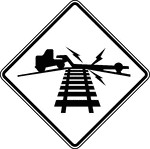 If the highway profile conditions are sufficiently abrupt to create a hang-up situation for long wheelbase vehicles or for trailers with low ground clearance, the Low Ground Clearance Highway-Rail Grade Crossing sign should be installed in advance of the highway-rail grade crossing.