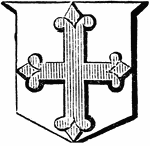 "Cross flory. CROSS. An honourable ordinary, more used as a charge in a coat of arms than any of the others." -Hall, 1862