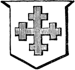 "Cross crosslet. CROSS. An honourable ordinary, more used as a charge in a coat of arms than any of the others." -Hall, 1862