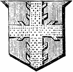 "Cross raguly. CROSS. An honourable ordinary, more used as a charge in a coat of arms than any of the others." -Hall, 1862