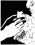 An illustration of a hand placing a piece to a puzzle in the right spot.