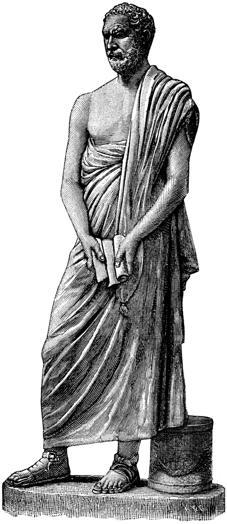 Sculpture of Demosthenes | ClipArt ETC