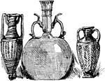 "Specimens of Ancient Roman Glass." -Whitney, 1911