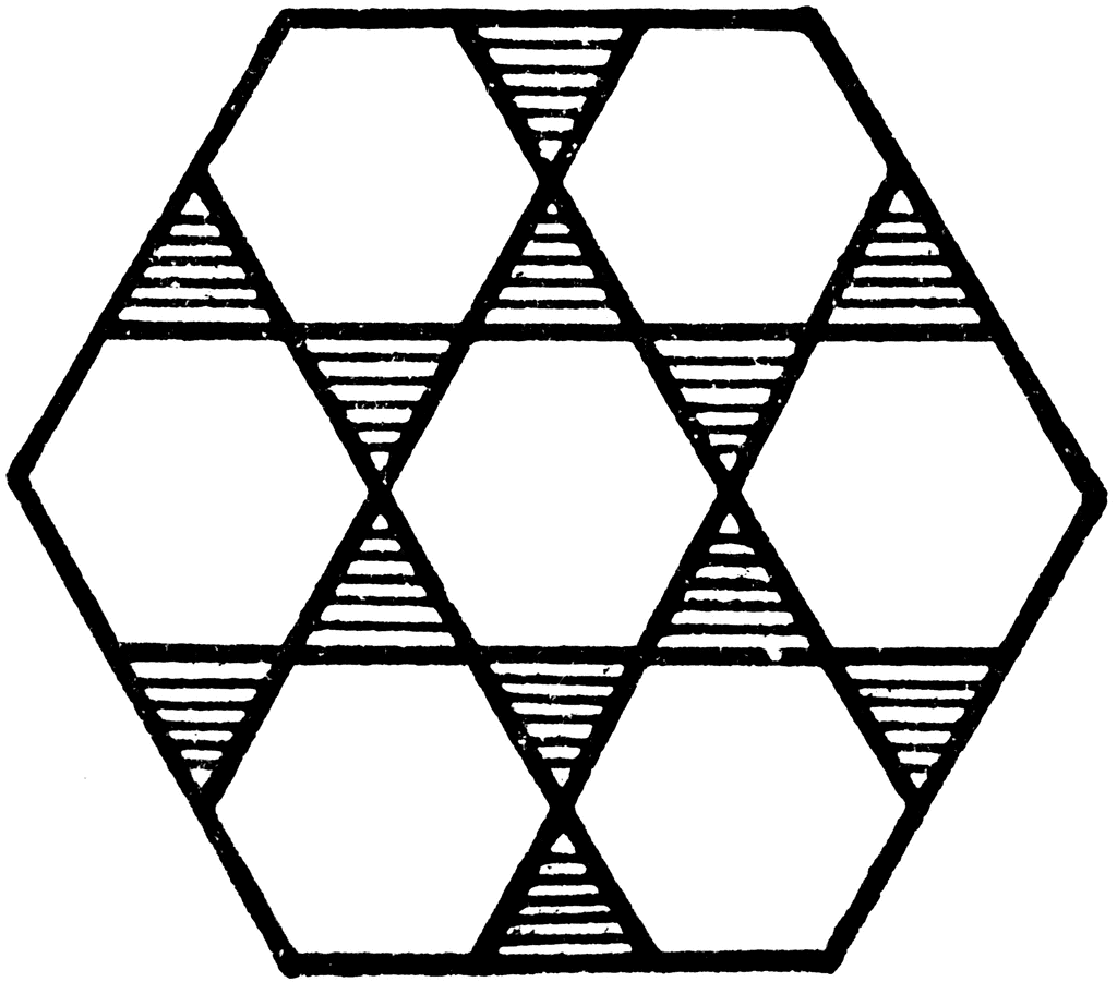 Large Hexagon Design Consisting Of 7 Hexagons ClipArt ETC Large Hexagon Design Consisting Of 7 Hexagons ClipArt ETC