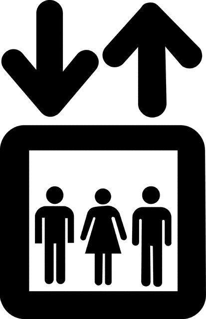 Elevator, Black and White | ClipArt ETC