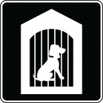 This sign is used to indicate that a kennel is located nearby.