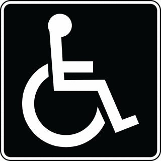 Handicapped, Black and White | ClipArt ETC