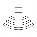 This sign indicates that an amphitheater is located nearby.