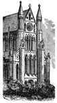 Early English style. Northwest transept of Beverly Minster.