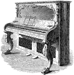 The harmonium is a type of keyboard instrument similar to an organ. The sound is produced by air using foot or hand operated bellows, producing a sound similar to an organ.